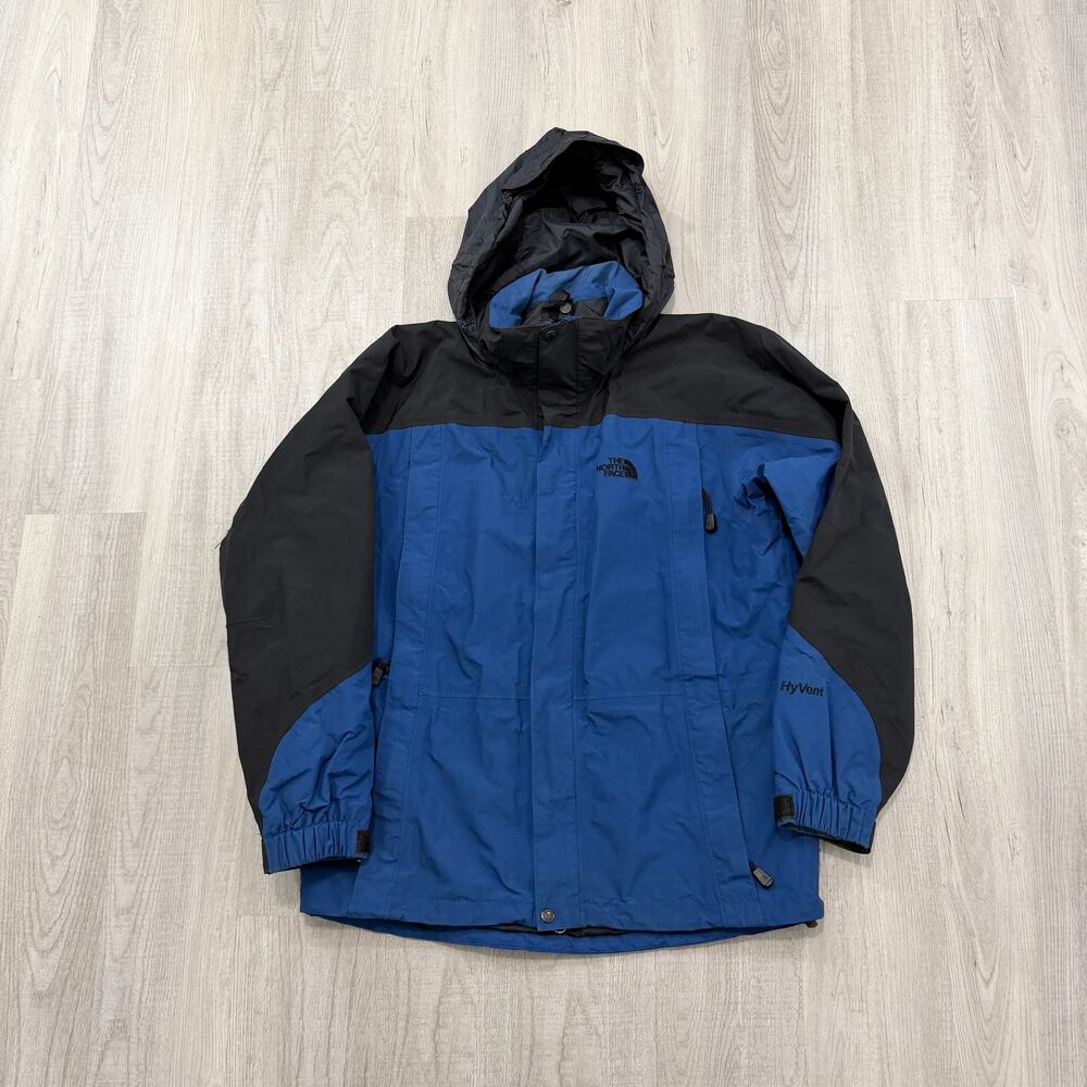 The North Face Blue and Black Bomber-Style Jacket